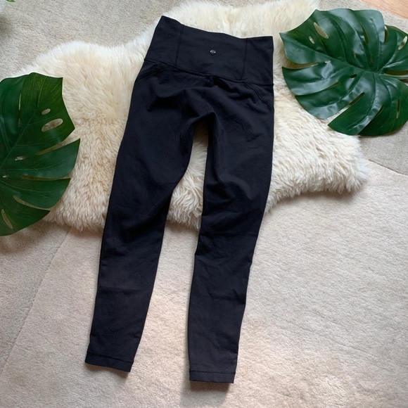 Lululemon High Times Pant *Metta Black Yoga Mesh RARE Leggings - Picture 8 of 12